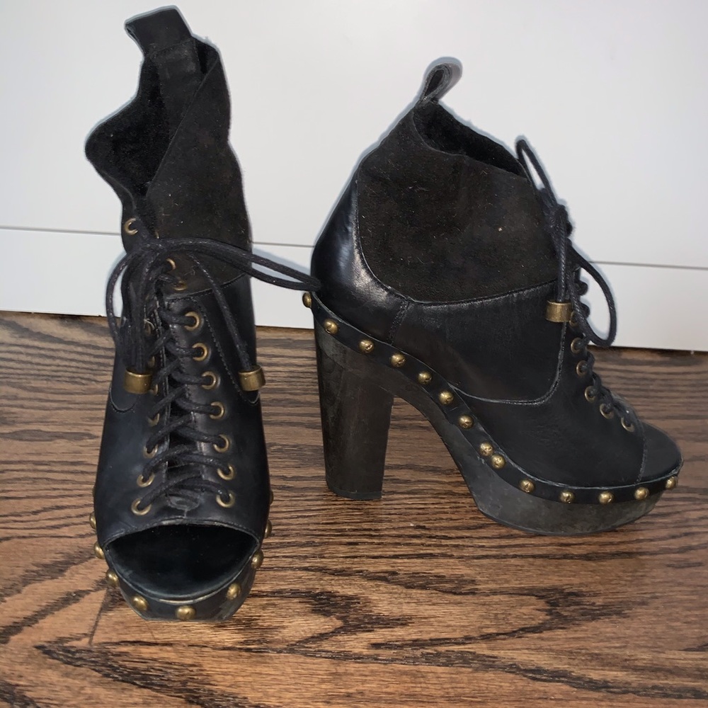 Koolaburra Open Toe Stud Bootie - image 1